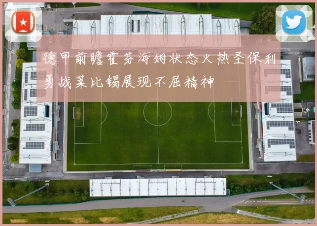 德甲前瞻霍芬海姆状态火热圣保利勇战莱比锡展现不屈精神